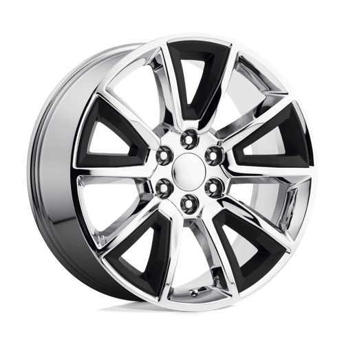 Performance Replicas PR168 Chrome W/ Mb Accents 22x9 +24 6X139.7 78.1
