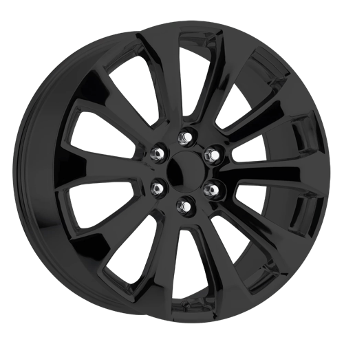 Performance Replicas PR204 Gloss Black 22x9 +28 6X139.7 78.1