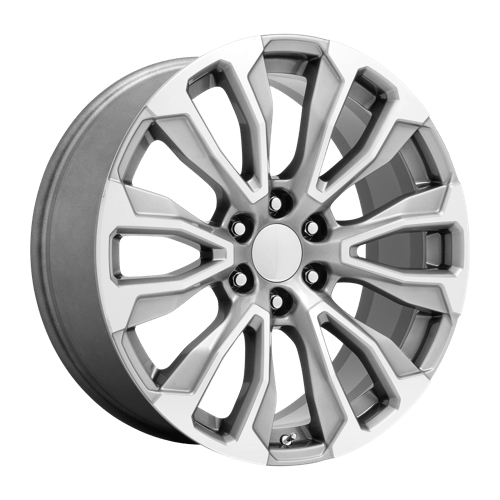 Performance Replicas PR211 Silver Machined Face 24x10 +31 6X139.7 78.1