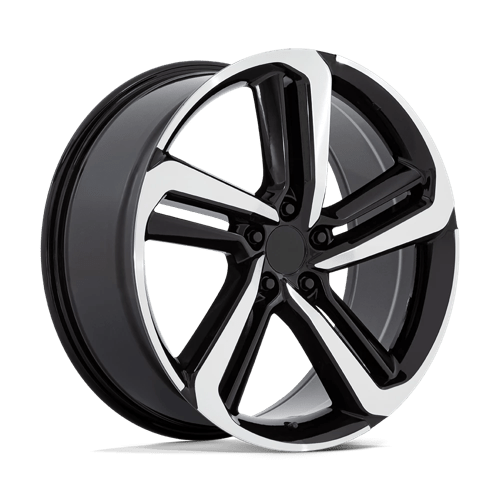 Performance Replicas PR216 Gloss Black Machined 20x8.5 +45 5X114.3 64.1