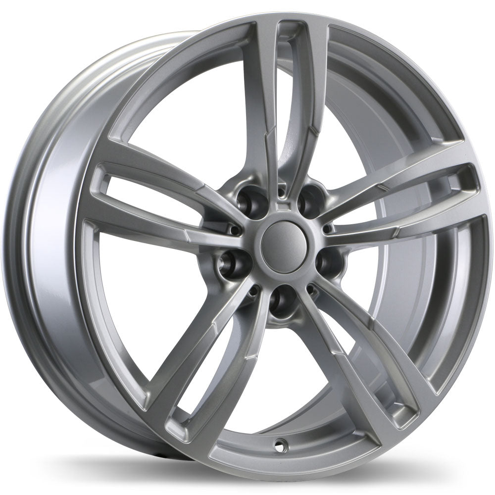 Replika R163A Gloss Silver 19x8.5 +25 5x112 66.6