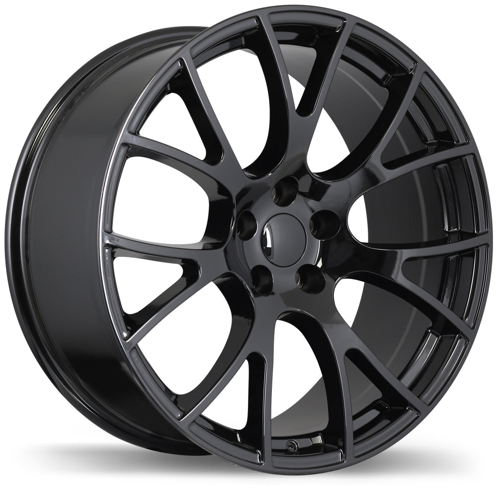 Replika R179A Gloss Black 20x9.5 +18 5x115 71.5