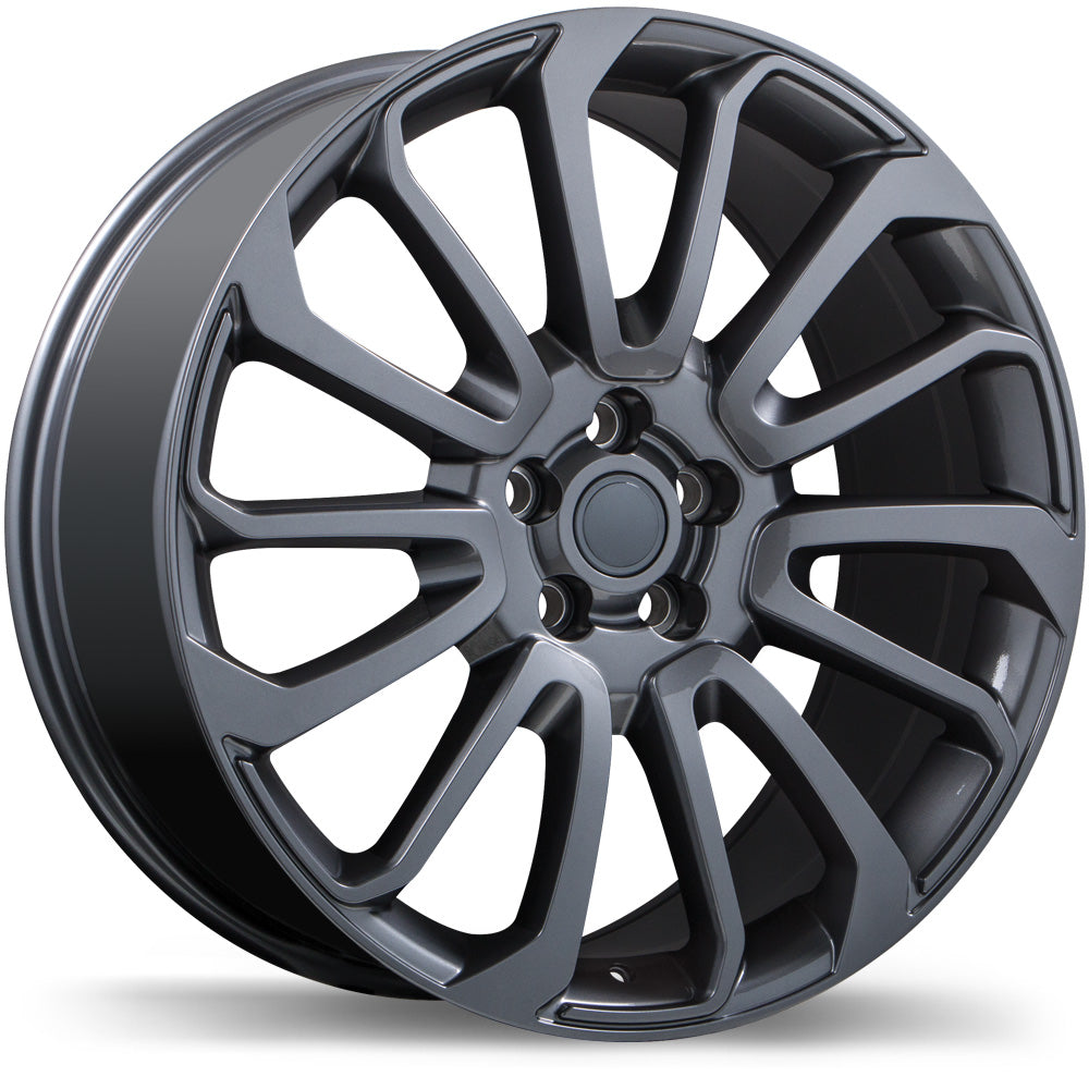 Replika R190A Gloss Gunmetal 22x9.5 +45 5x120 72.6