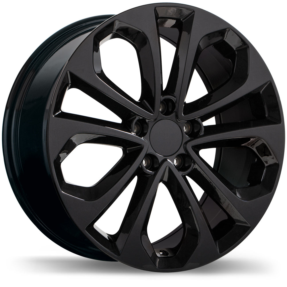 Replika R191 Gloss Black 18x8.0 +50 5x114.3 64.1