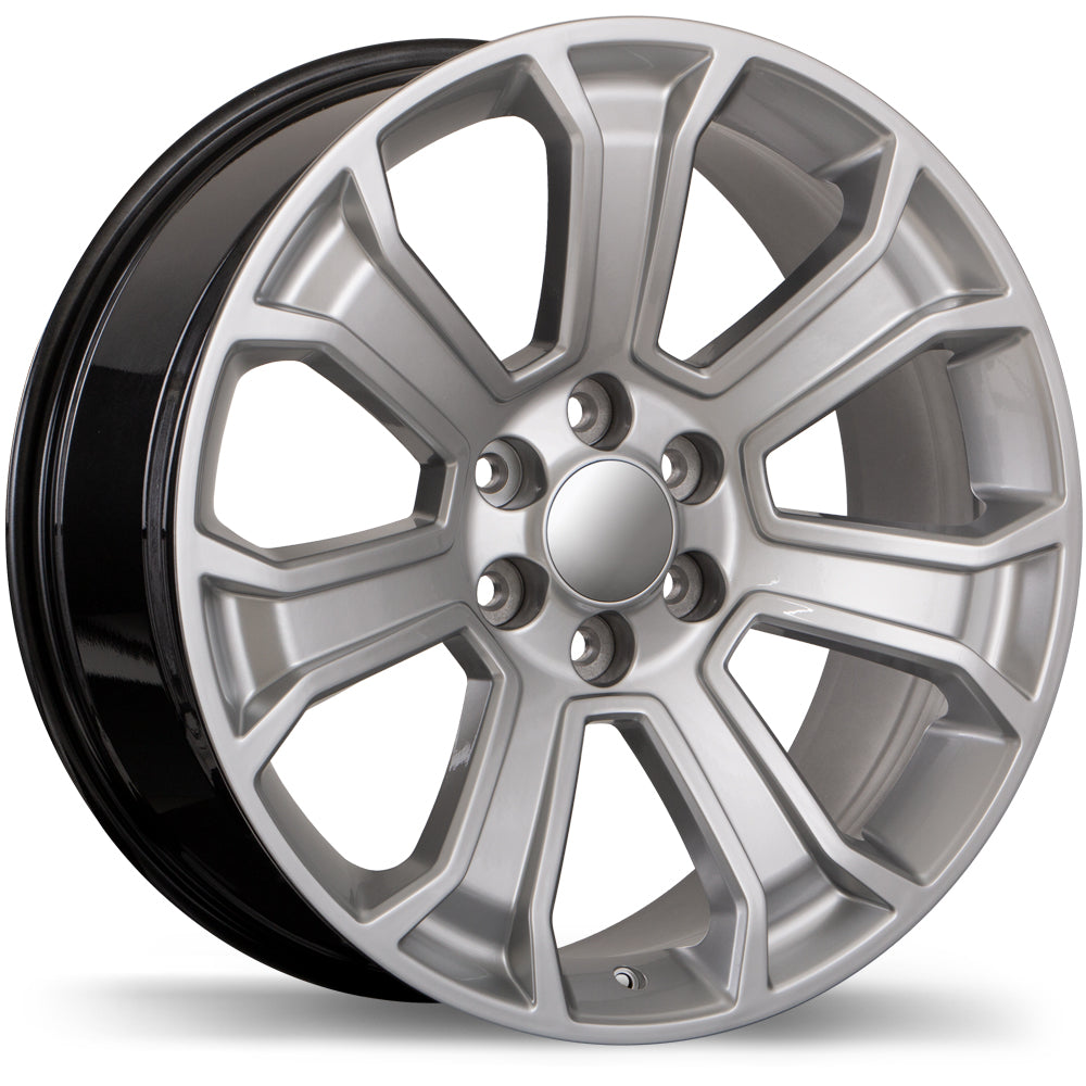 Replika R204 Hyper Silver 20x9.0 +24 6x139.7 78.1