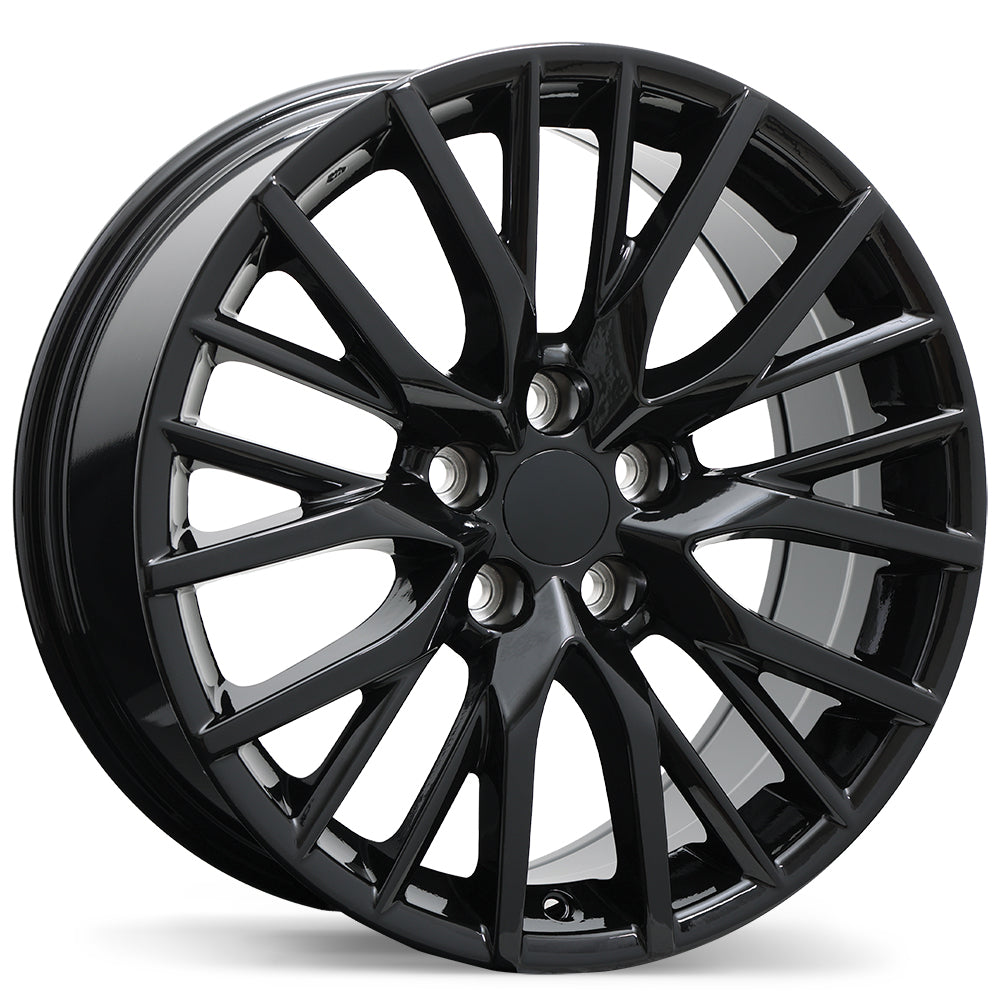 Replika R224 Gloss Black 18x8.0 +30 5x114.3 60.1