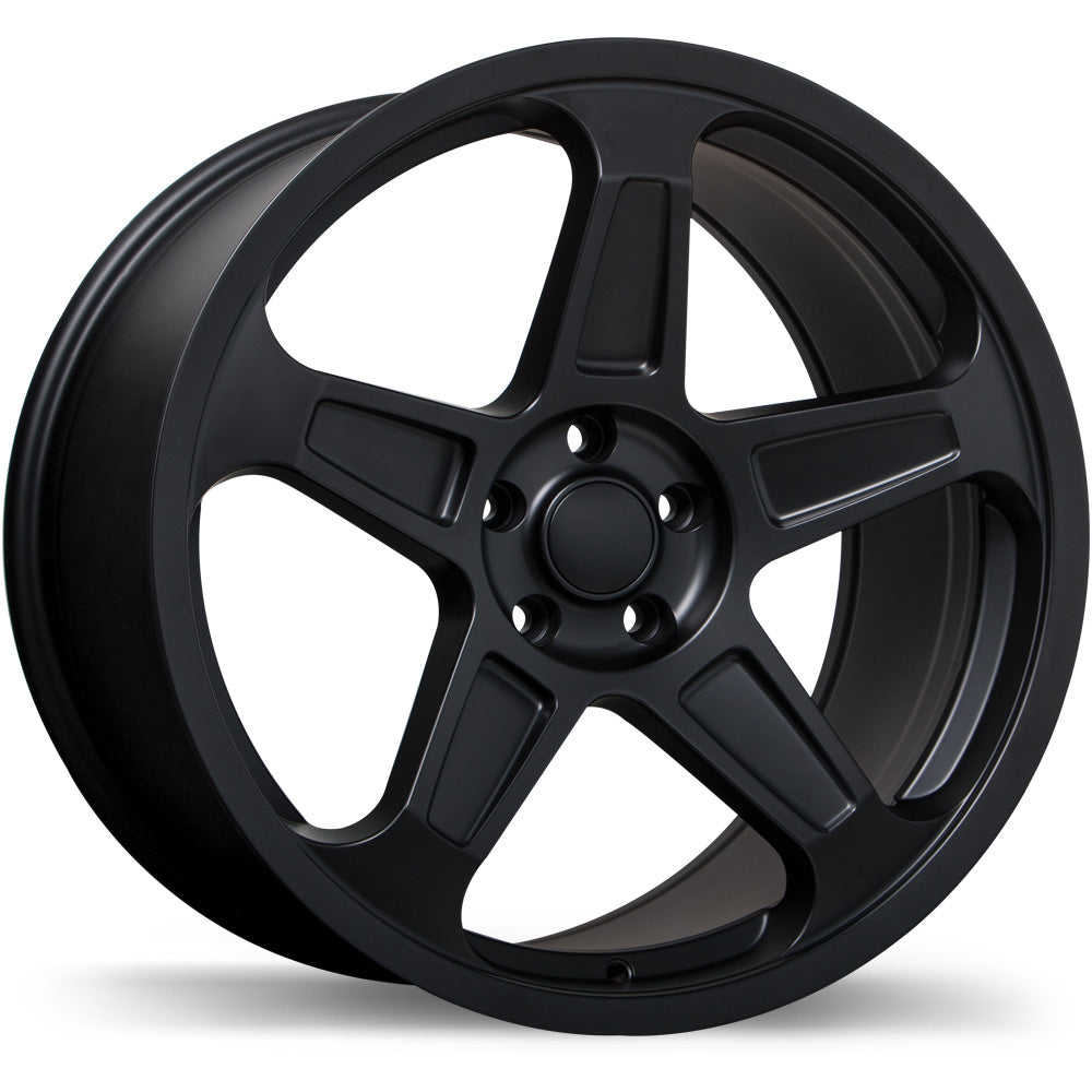 Replika R227 Satin Black 20x9.0 +20 5x115 71.5