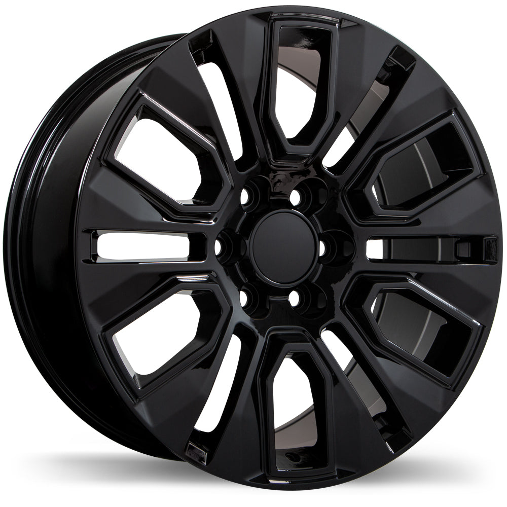 Replika R232 Gloss Black 20x9.0 +24 6x139.7 78