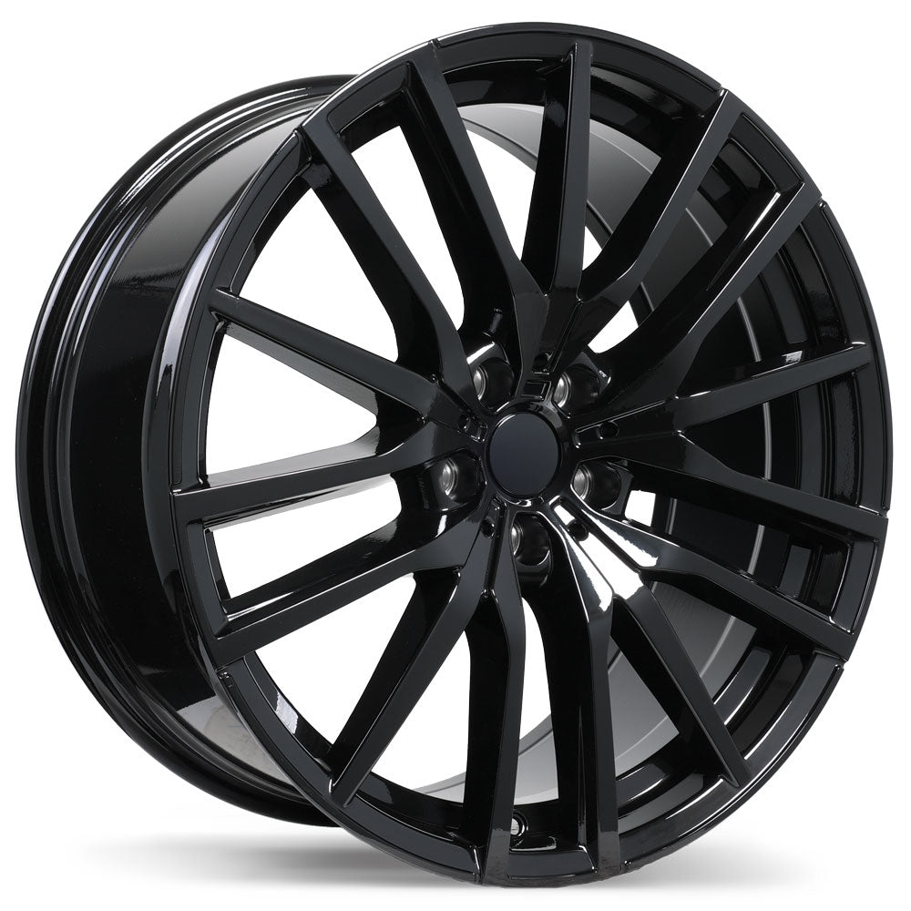 Replika R233 Gloss Black 22x9.5 +37 5x112 66.6