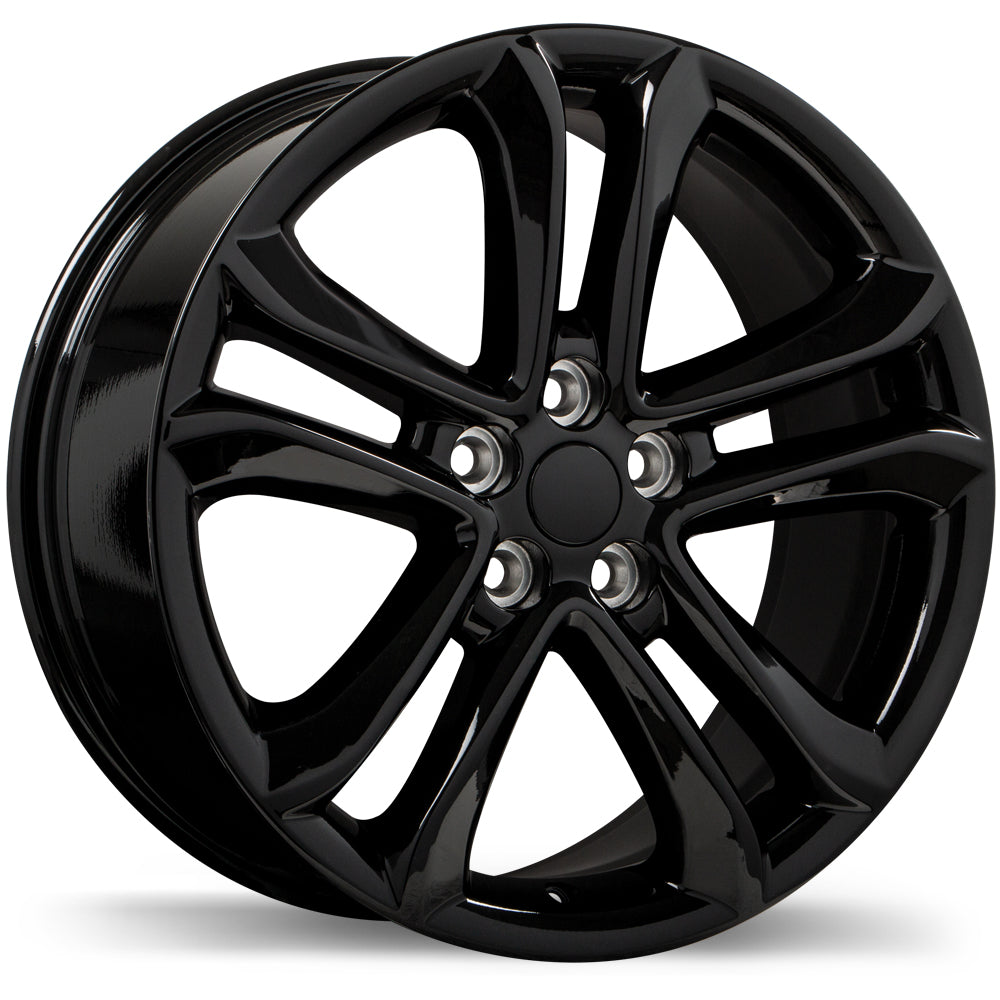 Replika R235 Gloss Black 18x8.0 +52 5x108 63.4