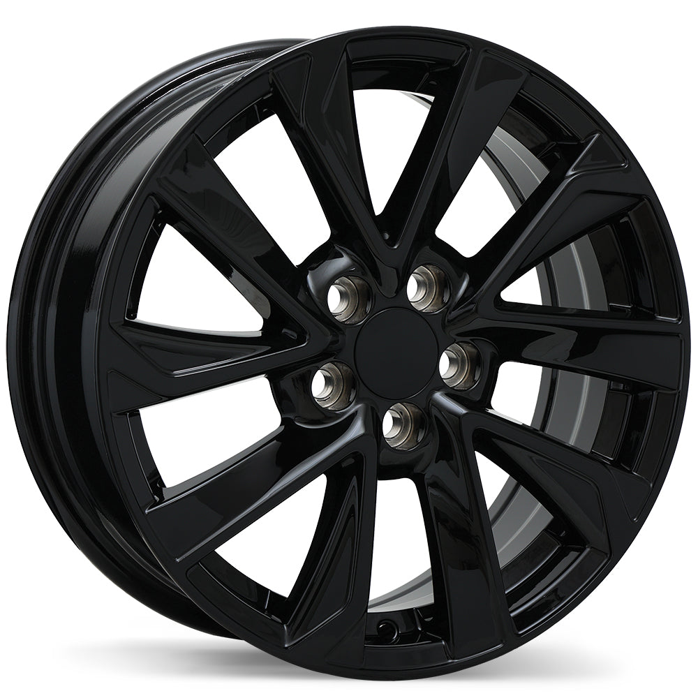Replika R240 Gloss Black 16x6.5 +39 5x100 54.1