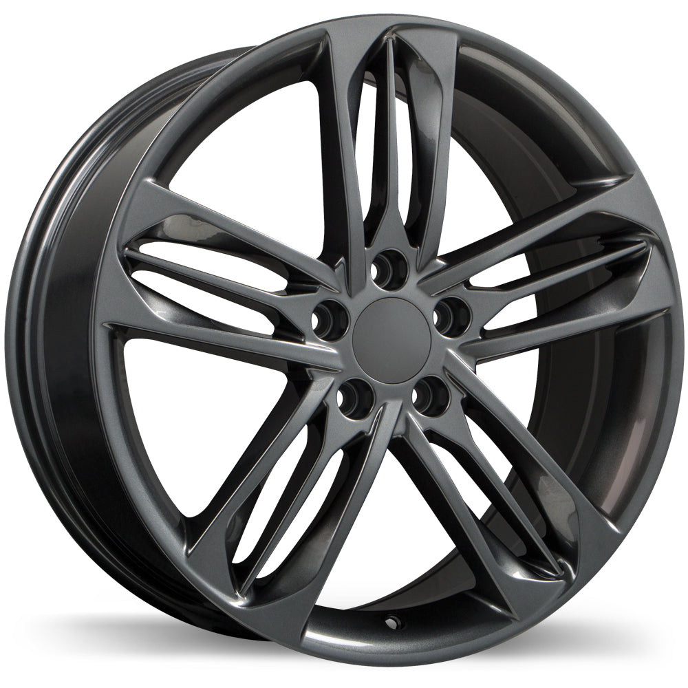 Replika R242 Gloss Gunmetal 19x8.0 +50 5x114.3 64.1