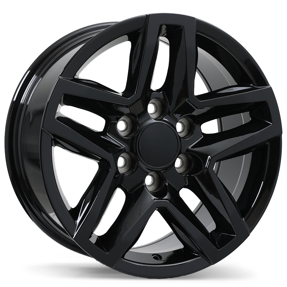 Replika R245 Gloss Black 17x8.0 +24 6x139.7 78