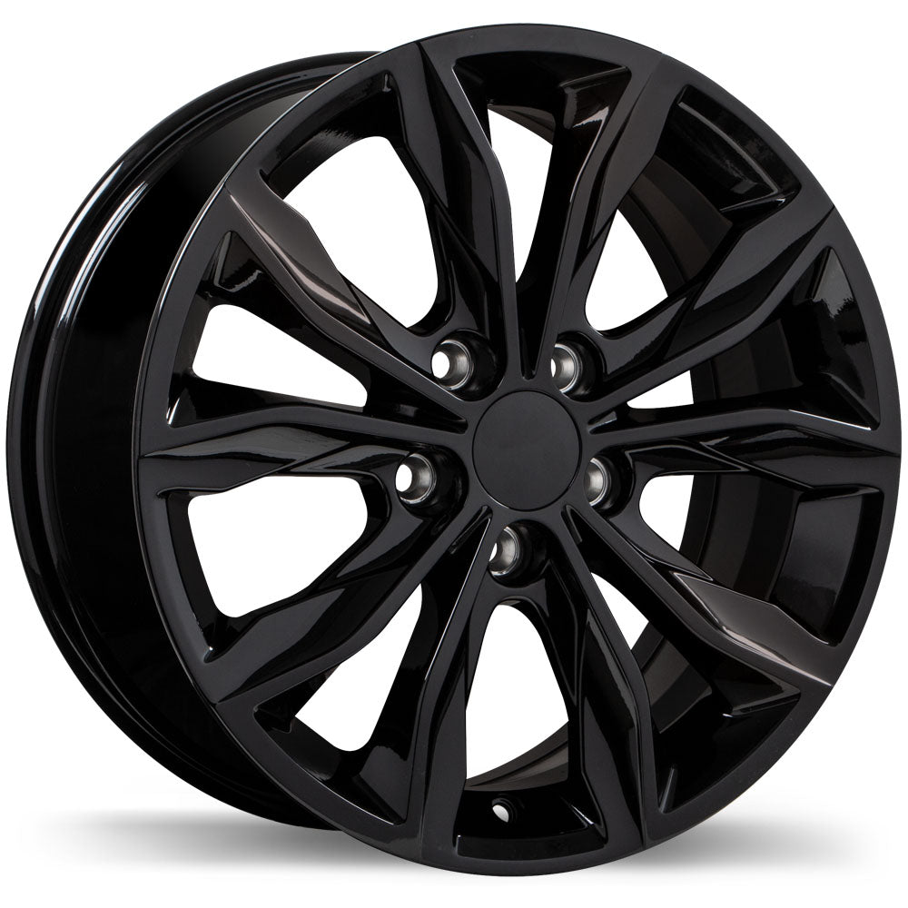 Replika R248 Gloss Black 17x7.5 +45 5x115 70.3