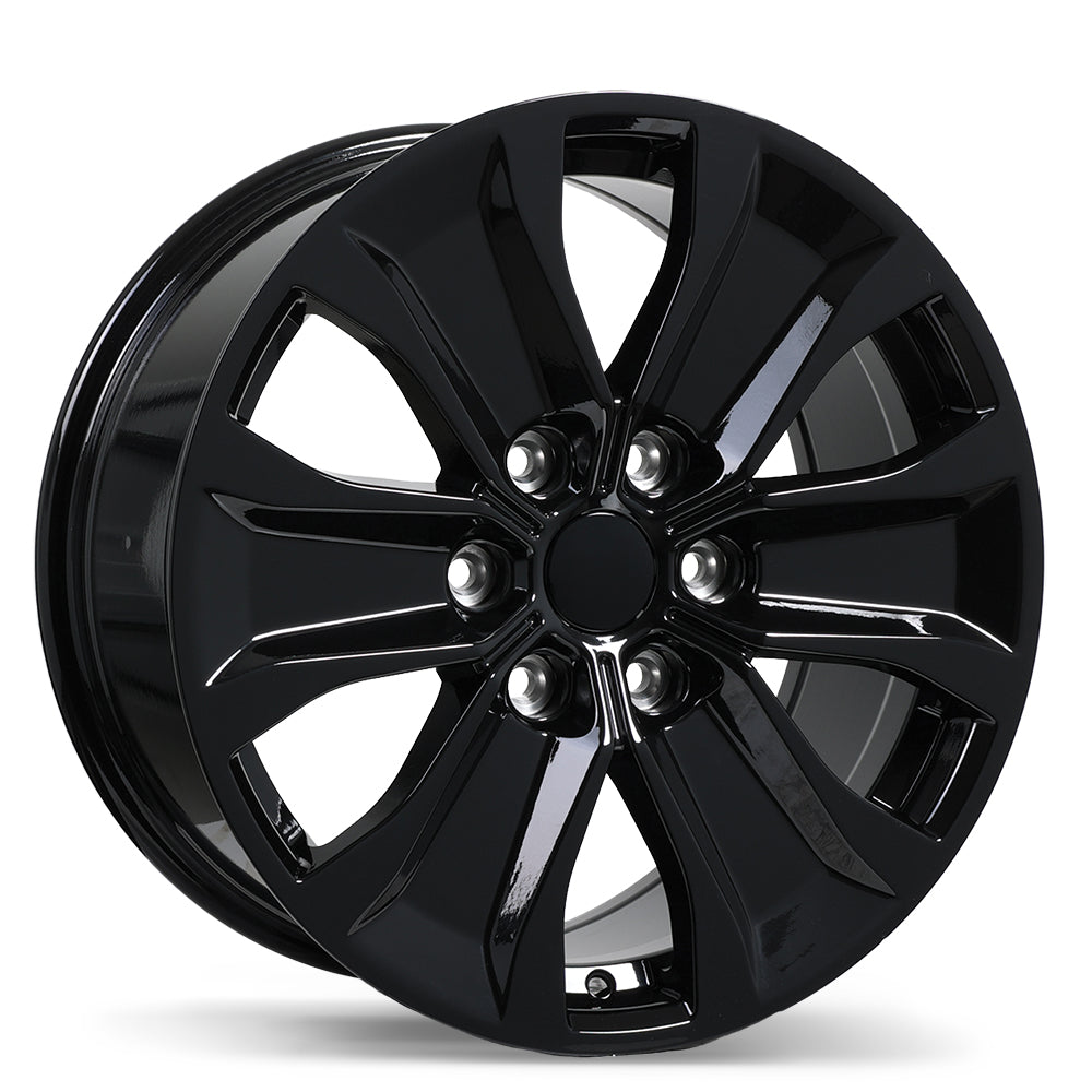 Replika R250 Gloss Black 17x7.5 +44 6x135 87.1