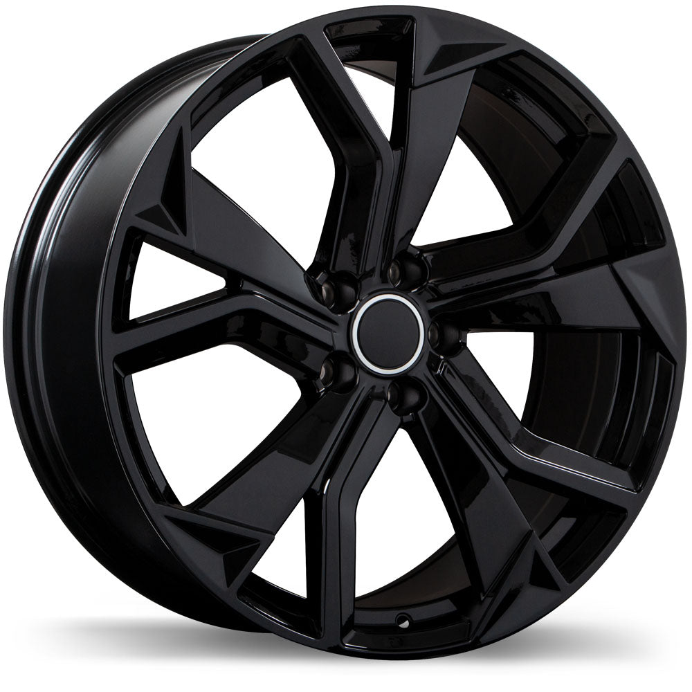Replika R252 Gloss Black 20x8.5 +25 5x112 66.5