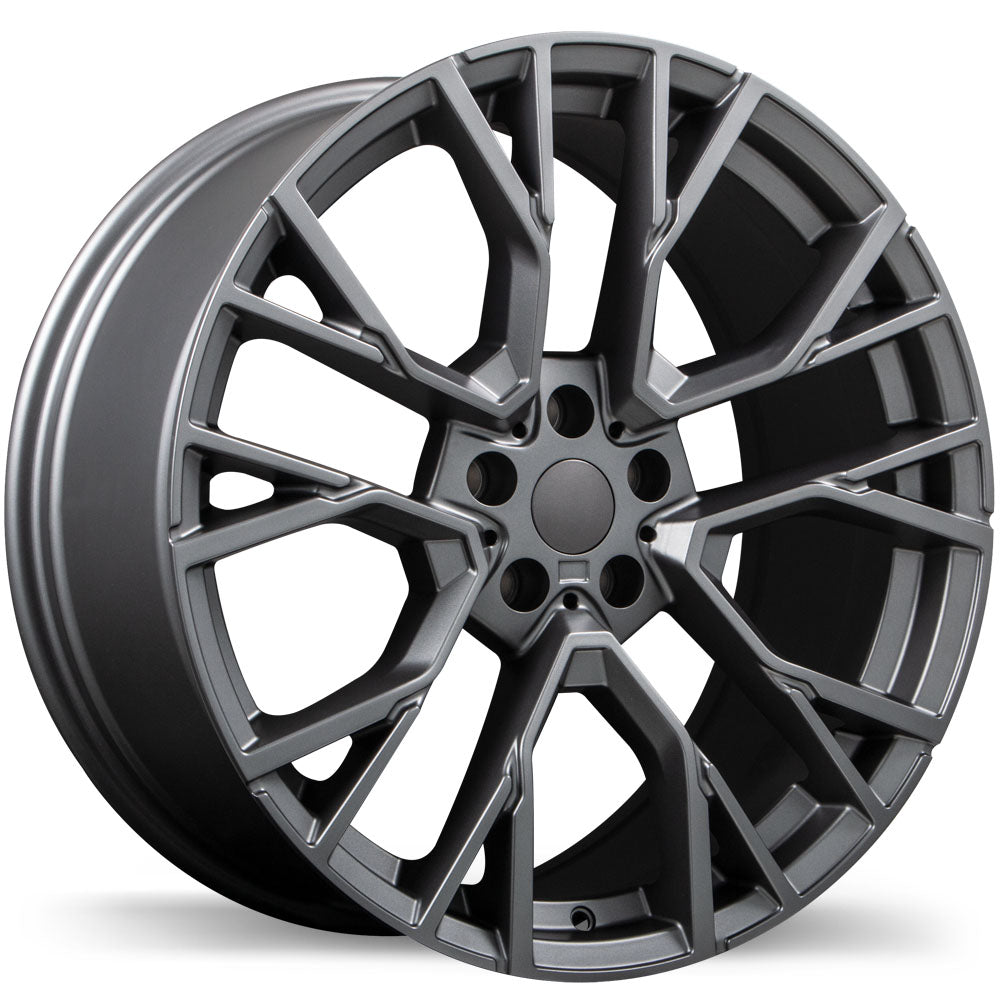 Replika R253 Satin Charcoal 21x9.5 +33 5x112 66.6