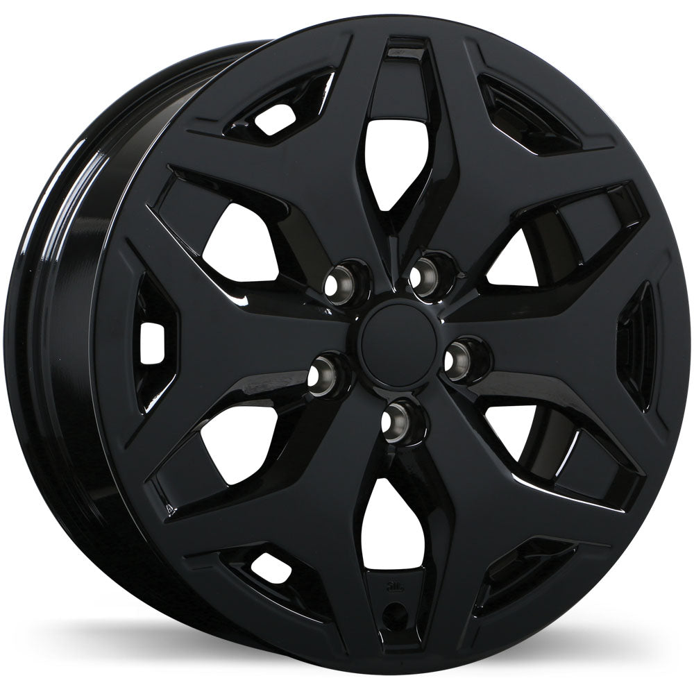 Replika R254 Gloss Black 17x7.0 +48 5x114.3 56.1