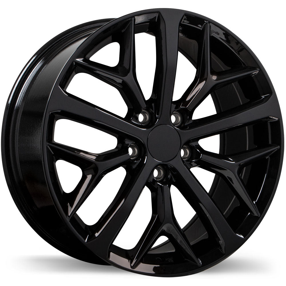 Replika R257 Gloss Black 18x8.0 +50 5x114.3 64.1