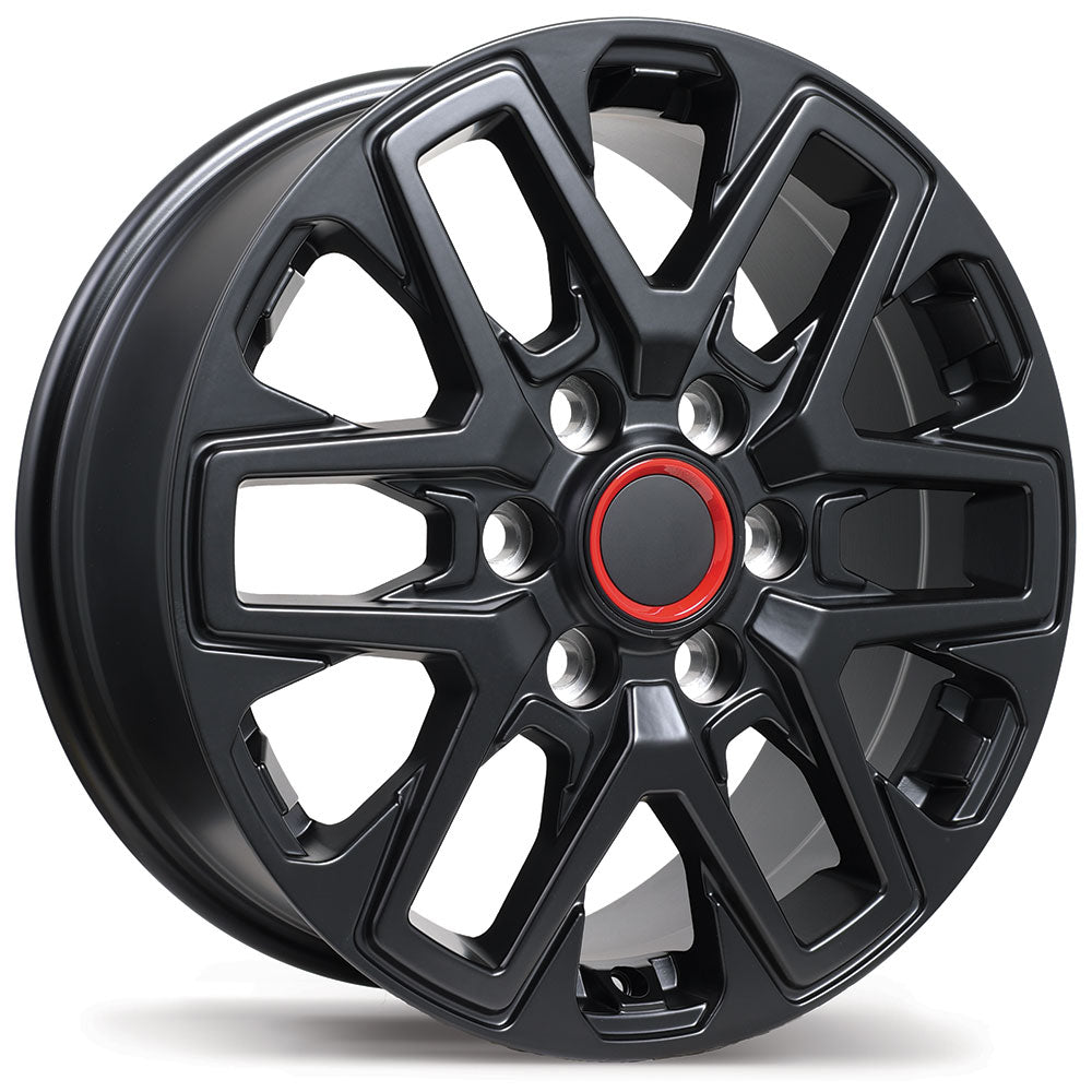 Replika R262 Satin Black 18x7.5 +60 6x139.7 95.1