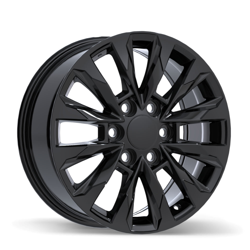 Replika R279 Gloss Black 18x7.5 +56 6x139.7 95.1