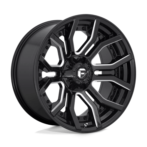 Fuel D711 RAGE Gloss Black Milled 20x10 -18 6X135/6X139.7 106.1