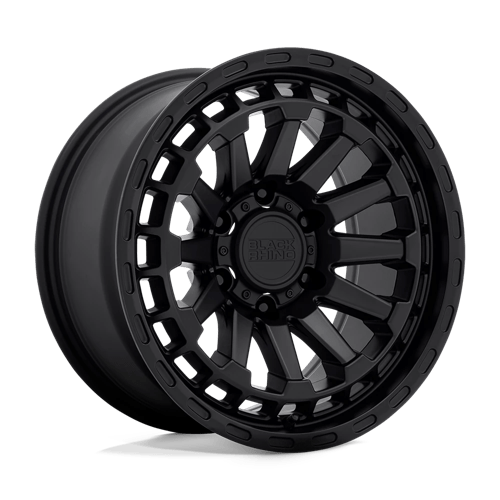 Black Rhino Hard Alloys RAID Matte Black 17x8.5 -18 6X135 87.1