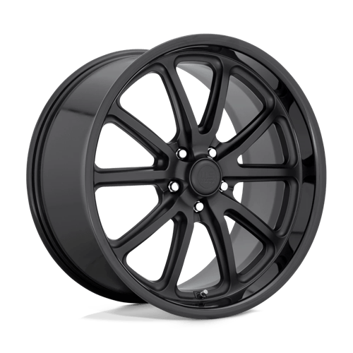 US Mag U123 RAMBLER Gloss Black Matte Black 18x8 +01 5X127 78.1