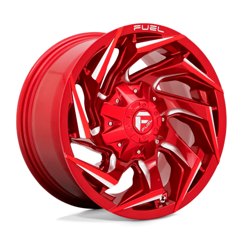 Fuel D754 REACTION Candy Red Milled 20x9 +01 8X165.1 125.2
