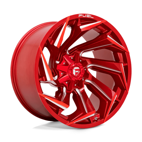 Fuel D754 REACTION Candy Red Milled 22x12 -44 8X170 125.1