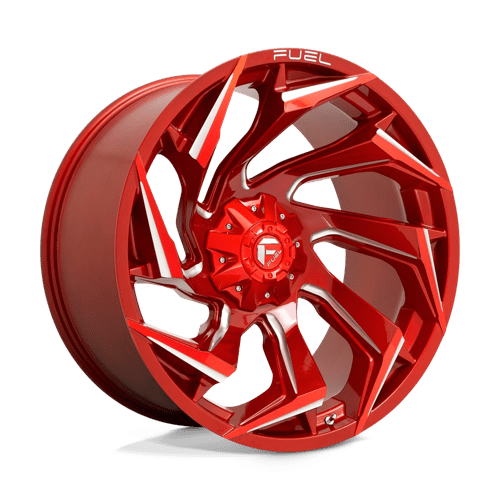 Fuel D754 REACTION Candy Red Milled 24x12 -44 5X127/5X139.7 87.1
