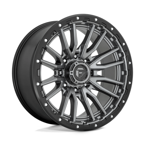 Fuel D680 REBEL Matte Gun Metal Black Bead Ring 22x10 -18 8X170 125.1