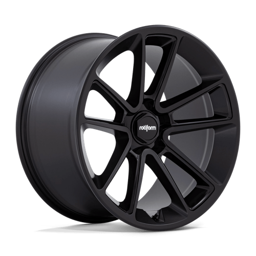 Rotiform R194 BTL Matte Black W/ Black Cap 22x10 +30 5X112 66.6