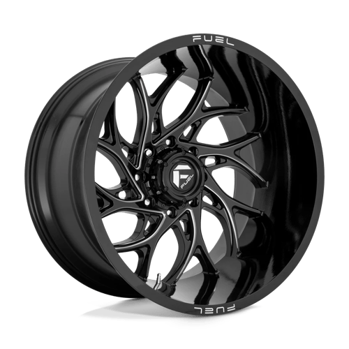 Fuel D741 RUNNER Gloss Black Milled 20x8.25 -221 8X210 154.3