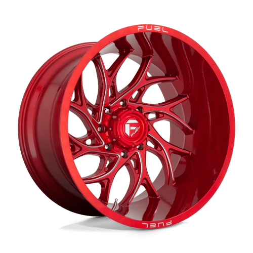 Fuel D742 RUNNER Candy Red Milled 24x14 -75 6X139.7 106.1