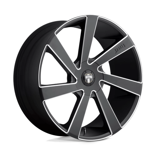 DUB S133 DIRECTA Matte Black Milled 22x9.5 +15 5X115/5X120.65 72.56