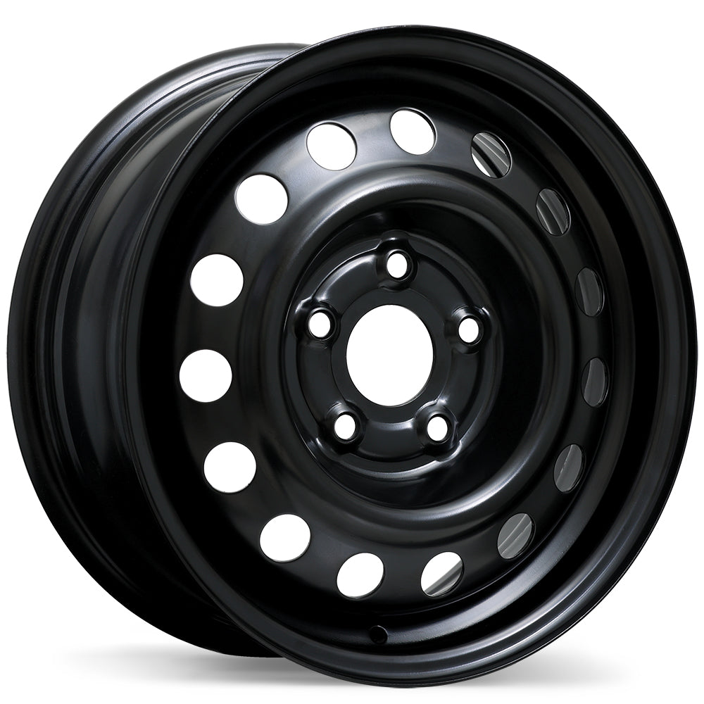 Steel / Acier Traditional / Traditionnel Black 15x6.0 +45 5x114.3 64.1