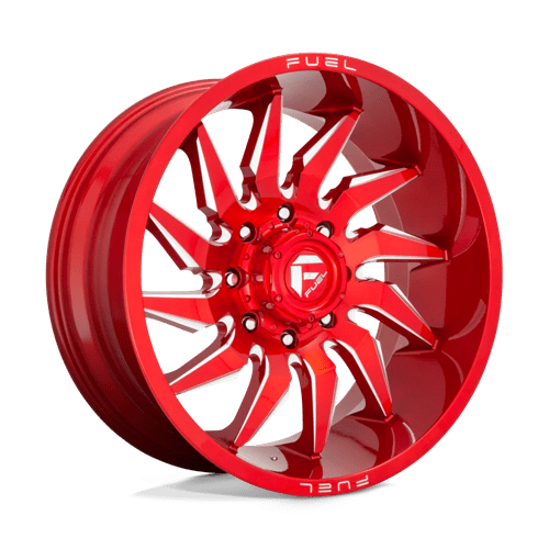 Fuel D745 SABER Candy Red Milled 22x12 -44 6X139.7 106.1