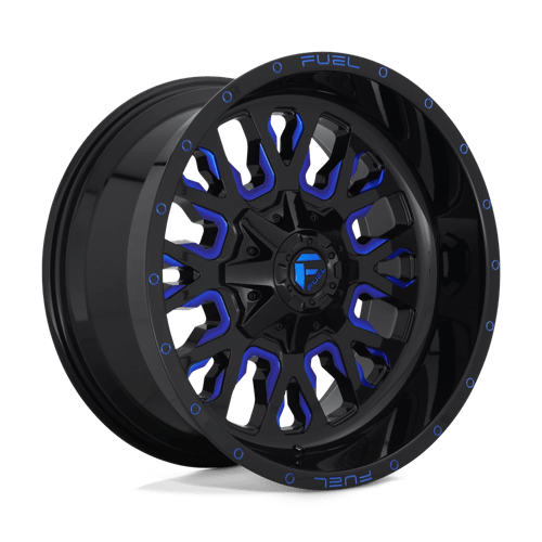 Fuel D645 STROKE Gloss Black Blue Tinted Clear 20x10 -18 5X114.3/5X127 78.1
