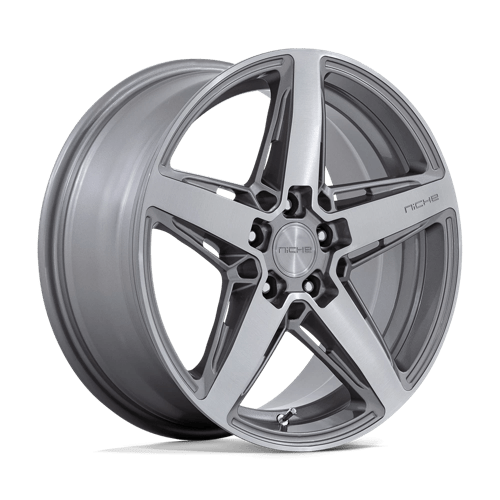 Niche M270 TERAMO Anthracite Brushed Face Tint Clear 18x8 +40 5X100 66.1