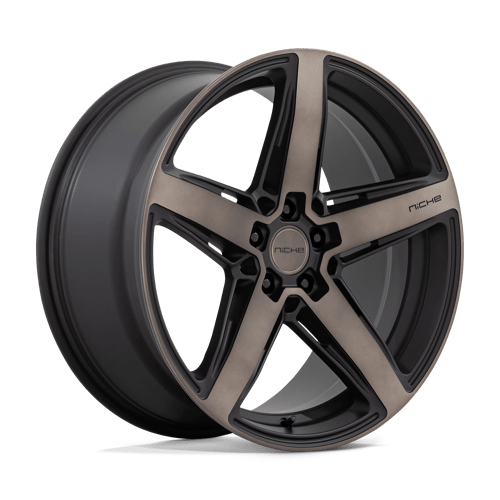 Niche M271 TERAMO Matte Black W/ Double Dark Tint Face 20x9 +38 5X120 72.5