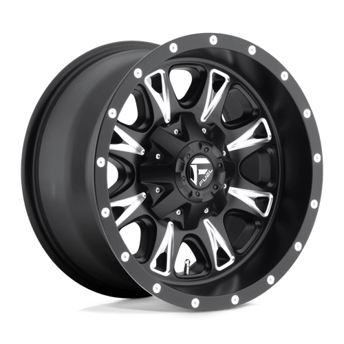 Fuel D513 THROTTLE Matte Black Milled 18x9 +20 5X139.7/5X150 110.1