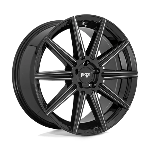 Niche M243 TIFOSI Gloss Black Milled 20x10.5 +40 5X114.3 72.7