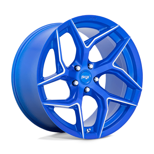 Niche M268 TORSION Anodized Blue Milled 20x9 +27 5X112 66.5