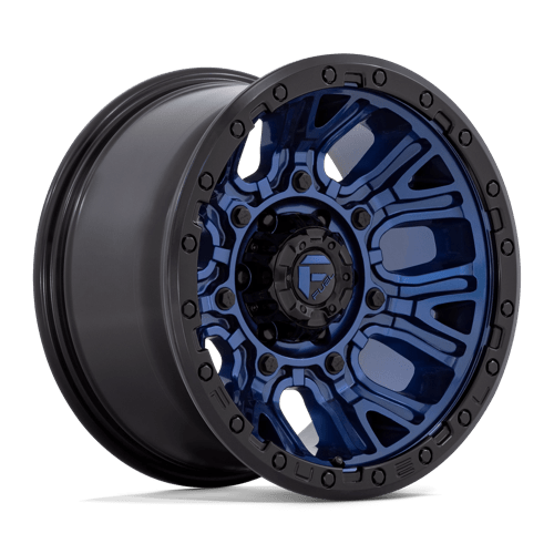 Fuel D827 TRACTION Dark Blue W/ Black Ring 17x9 -12 5X127 71.5