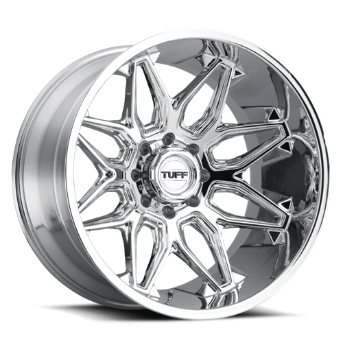 Tuff T3B Chrome 22x12 -45 8X170 125.1