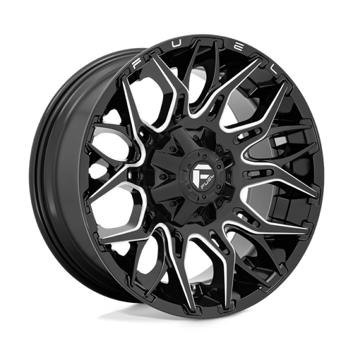 Fuel D769 TWITCH Glossy Black Milled 20x10 -18 8X165.1 125.2
