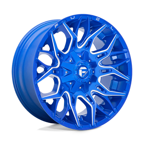 Fuel D770 TWITCH Anodized Blue Milled 22x10 -18 5X114.3/5X127 78