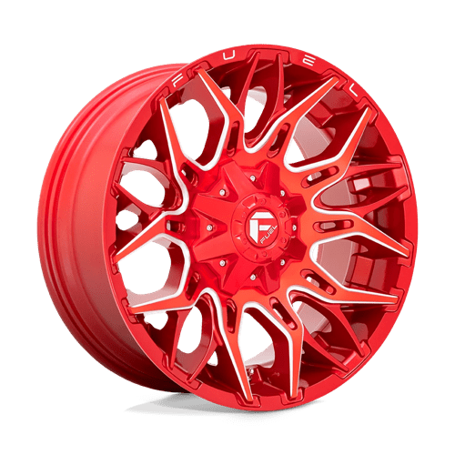 Fuel D771 TWITCH Candy Red Milled 22x10 -18 5X114.3/5X127 78