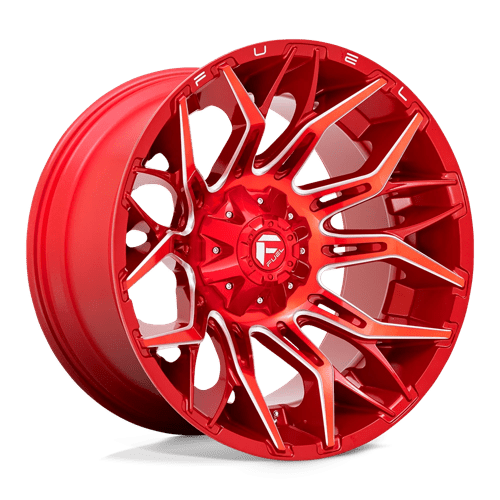 Fuel D771 TWITCH Candy Red Milled 22x12 -44 5X114.3/5X127 78